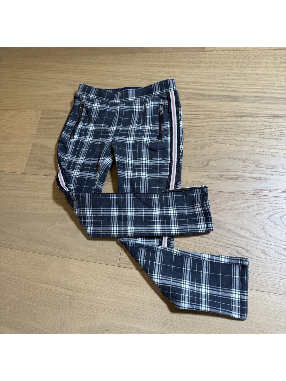 The Children's Place Kids' navy plaid Plaid Pants – Size 6